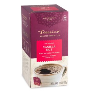 Vanilla Nut Roasted Herbal Tea-75 % Organic